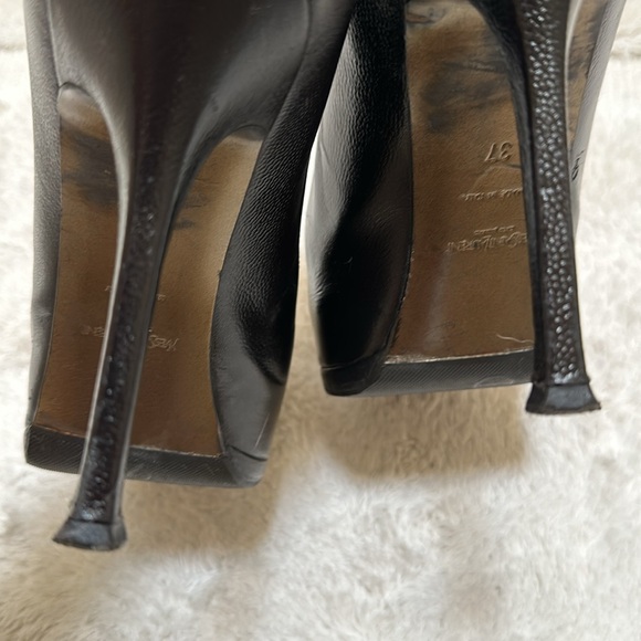 Designer YSL TRIBTOO 80 Pump in Black. Excellent Condition - YVES SAINT LAURENT - Picture 5 of 8